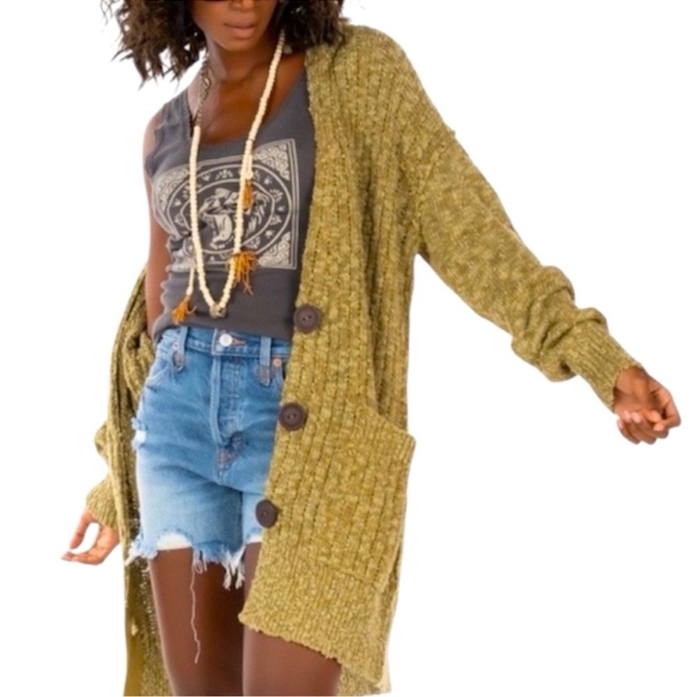 Free People Women's Cardigan Sweater - Picture 4 of 6